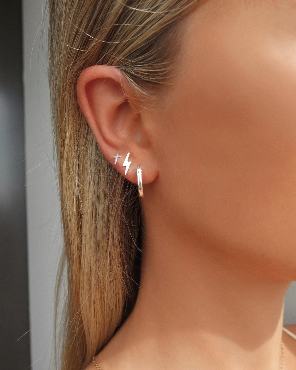 Lightning on sale earring stud