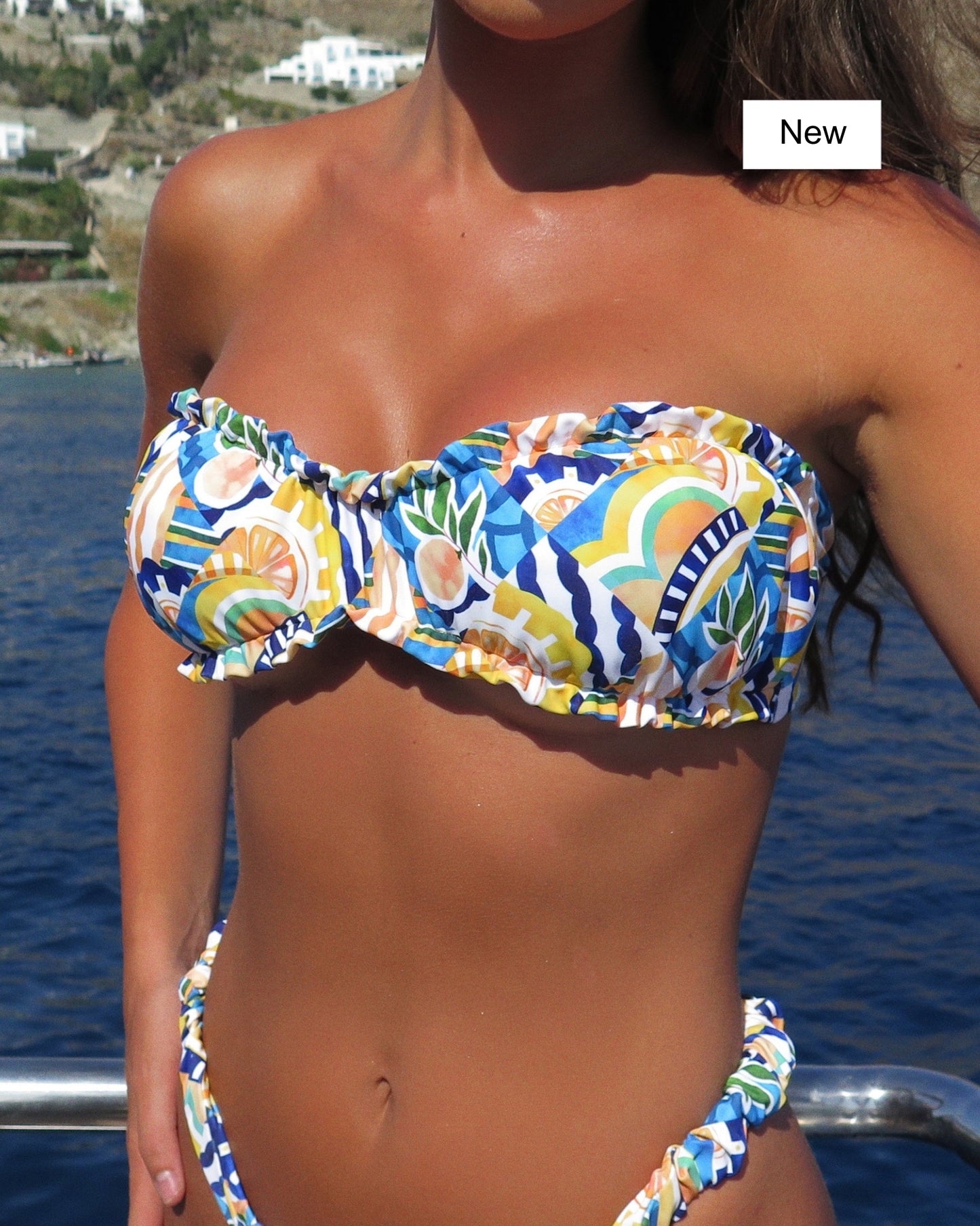 MAGNETIC BIKINI TOP - Positano