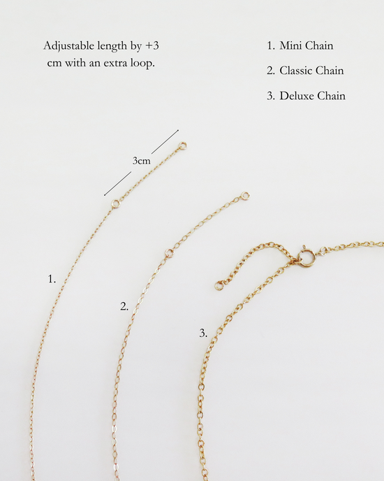 Triple Drop Necklace  - 14k Yellow Gold Fill