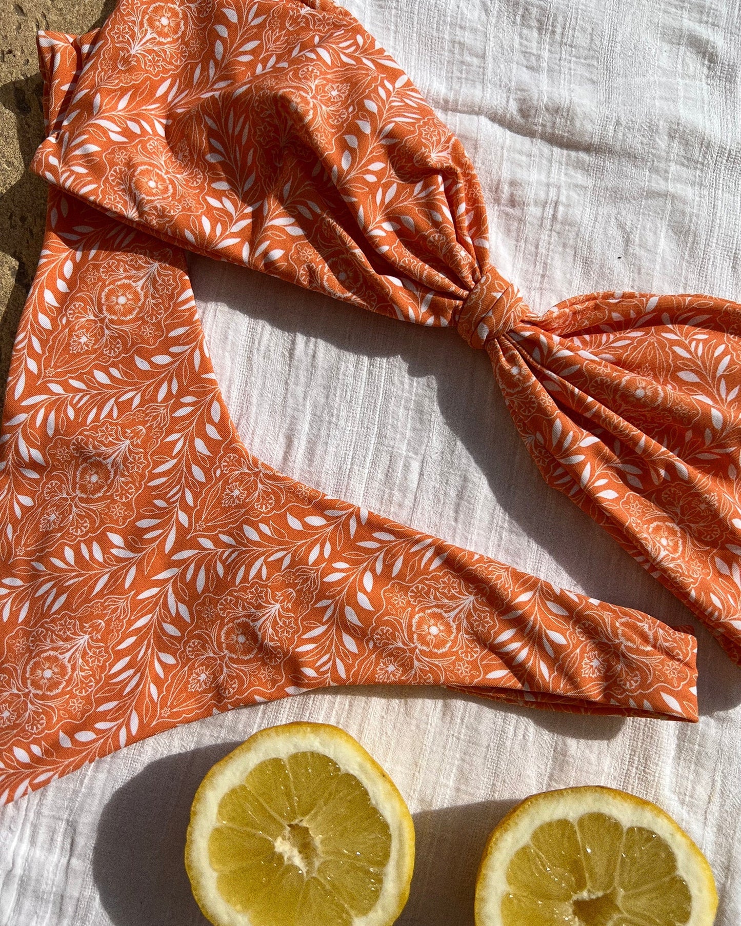 AUTHENTIC BIKINI BOTTOM - Tangerine - Littl Swim