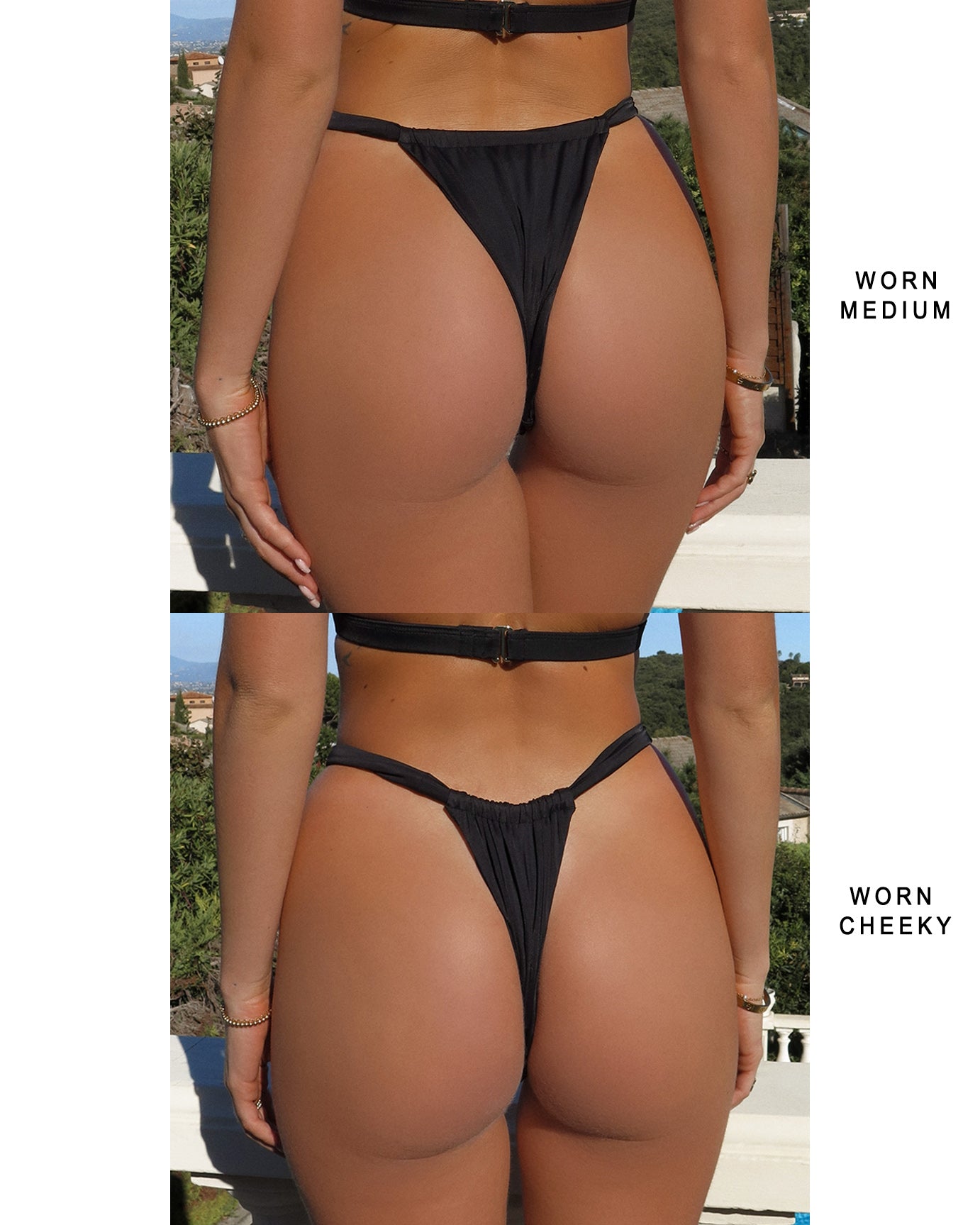 FIERCE BIKINI BOTTOM - Nero - Littl Swim