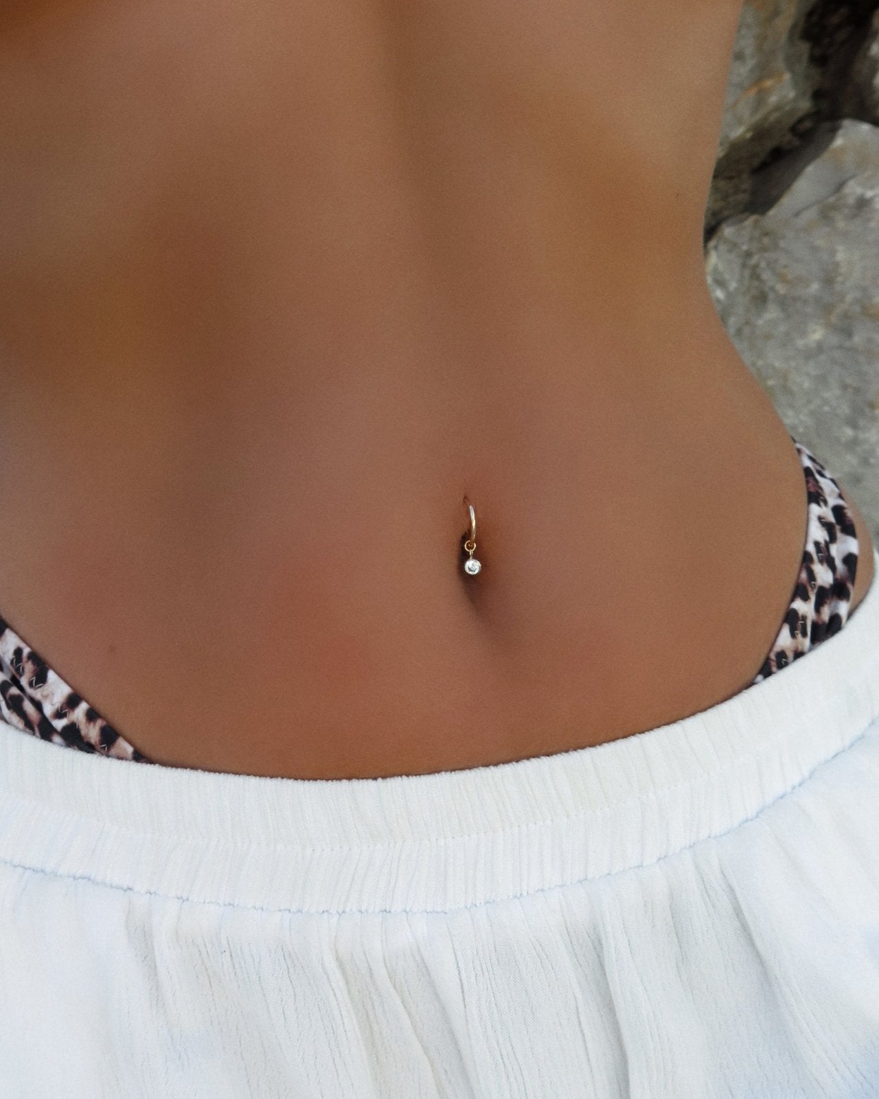Simple Loop Belly Button Ring Minimal Body Jewelry Piercings